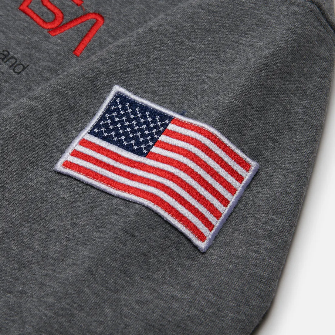 Alpha Industries Мужская толстовка NASA Worm Logo Hoodie