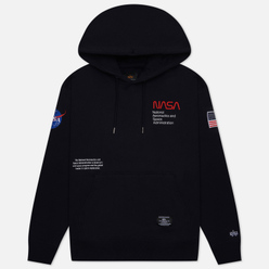 Alpha Industries Мужская толстовка NASA Worm Logo Hoodie