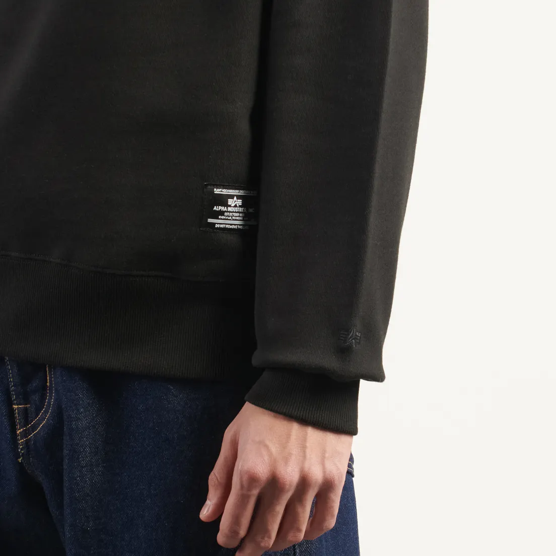 Alpha Industries Мужская толстовка Patched Crewneck