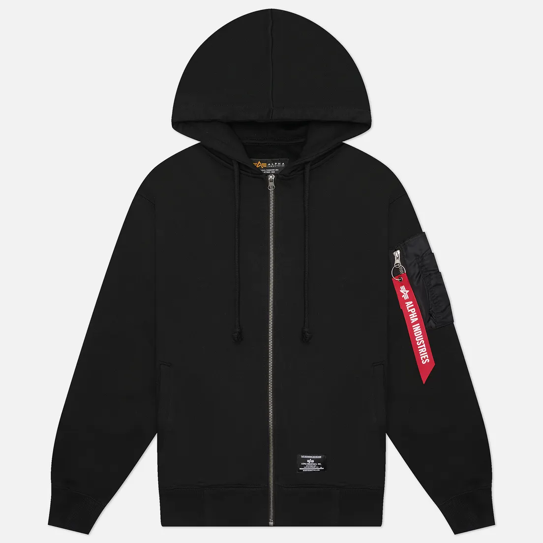 Alpha Industries Мужская толстовка Utility Pocket Full Zip-Up