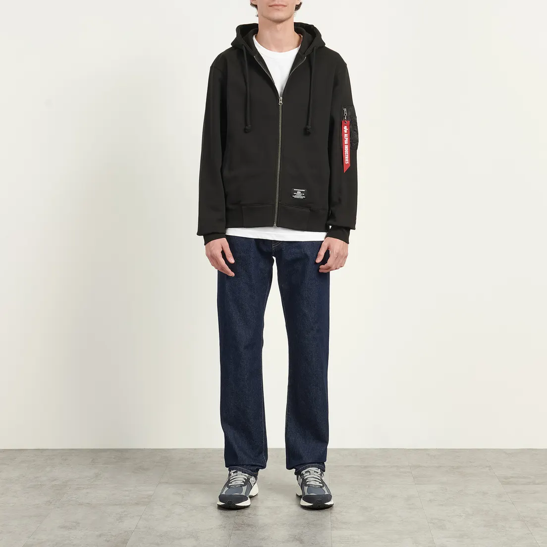 Alpha Industries Мужская толстовка Utility Pocket Full Zip-Up