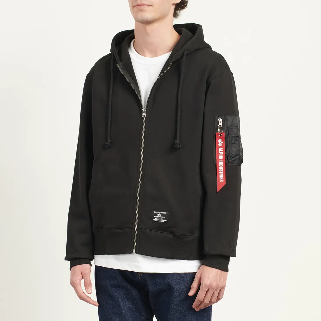 Alpha Industries Мужская толстовка Utility Pocket Full Zip-Up