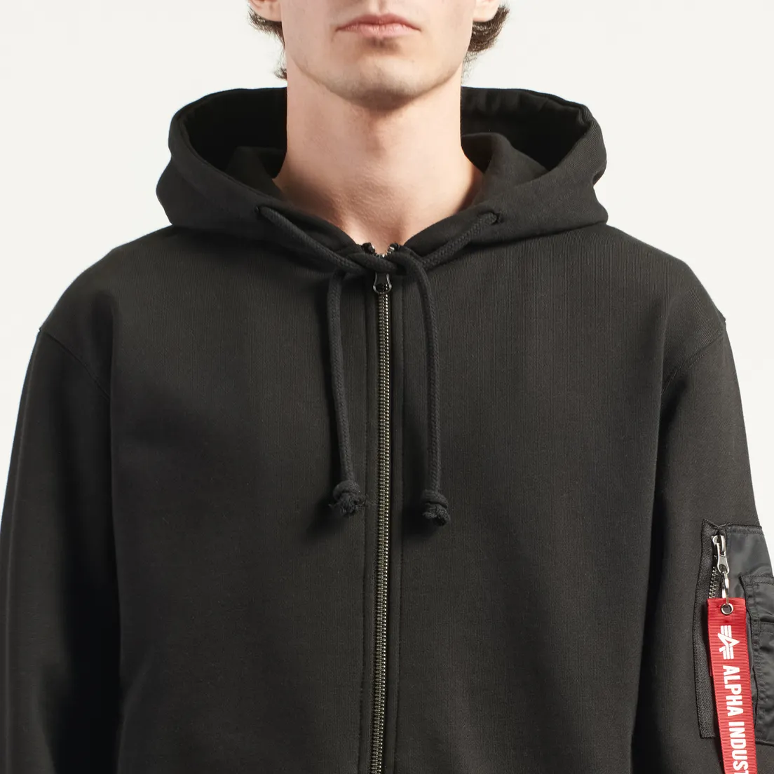 Alpha Industries Мужская толстовка Utility Pocket Full Zip-Up