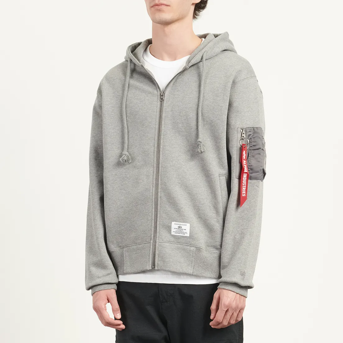 Alpha Industries Мужская толстовка Utility Pocket Full Zip-Up