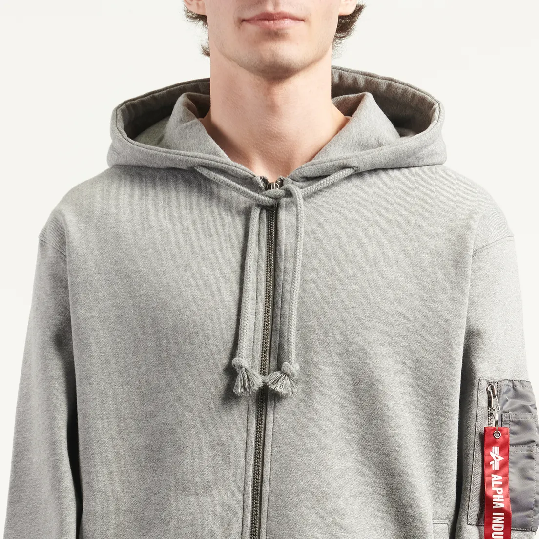Alpha Industries Мужская толстовка Utility Pocket Full Zip-Up