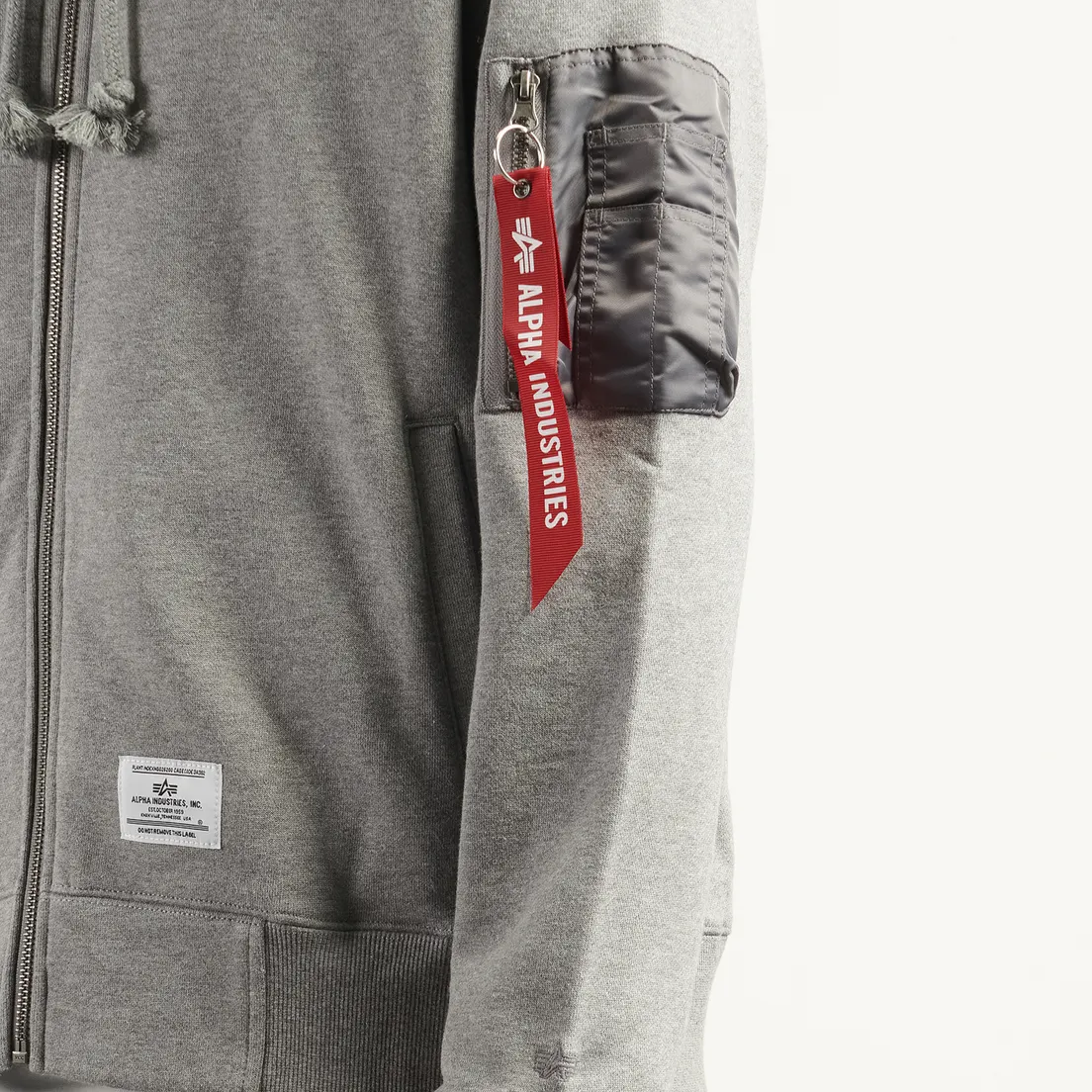 Alpha Industries Мужская толстовка Utility Pocket Full Zip-Up