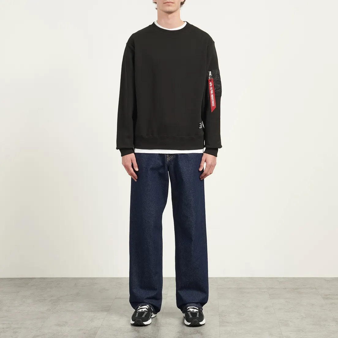 Alpha Industries Мужская толстовка Utility Pocket Crewneck