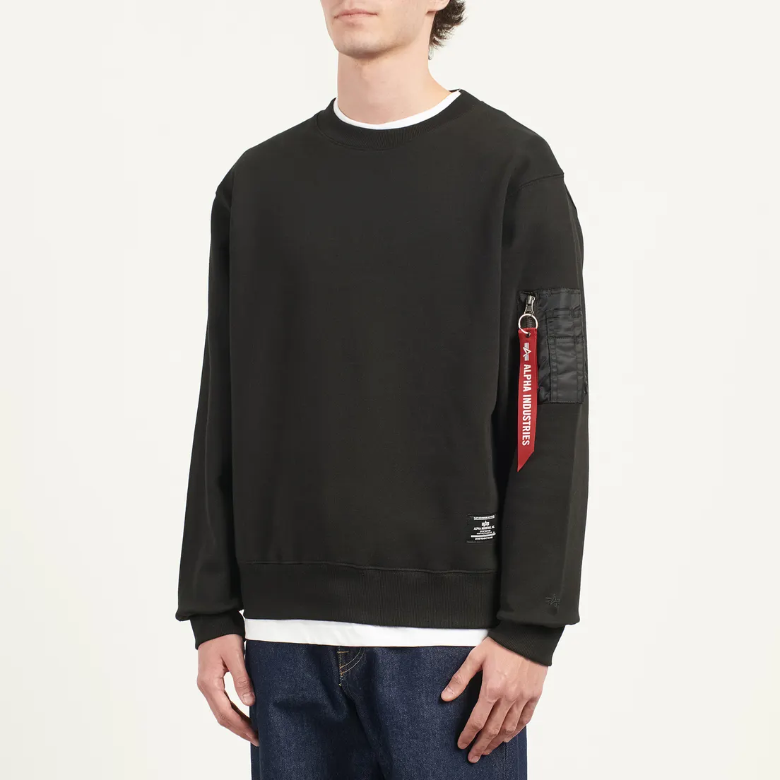 Alpha Industries Мужская толстовка Utility Pocket Crewneck