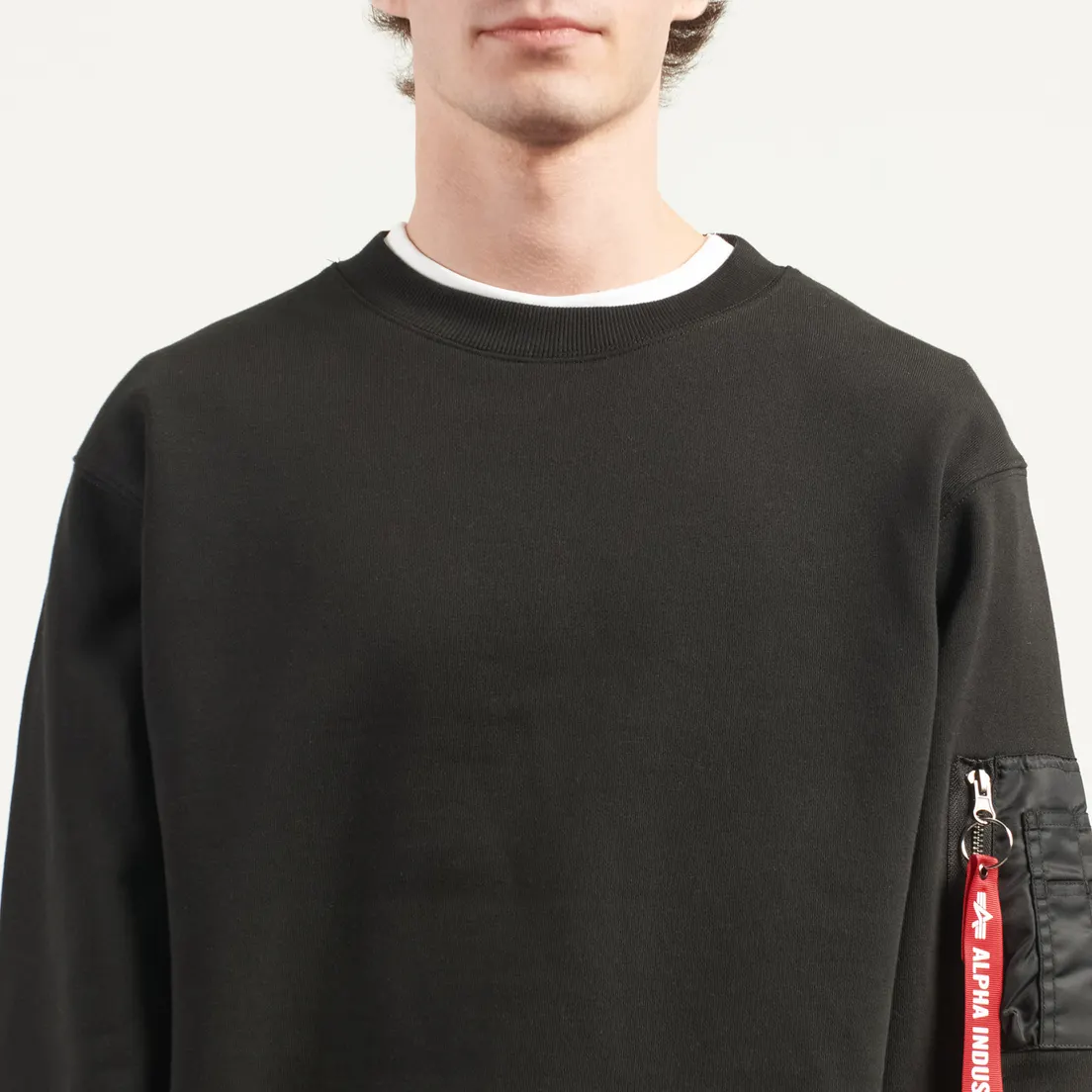Alpha Industries Мужская толстовка Utility Pocket Crewneck