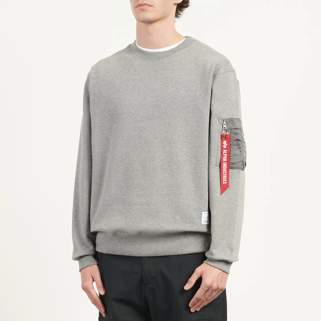 Alpha Industries Мужская толстовка Utility Pocket Crewneck