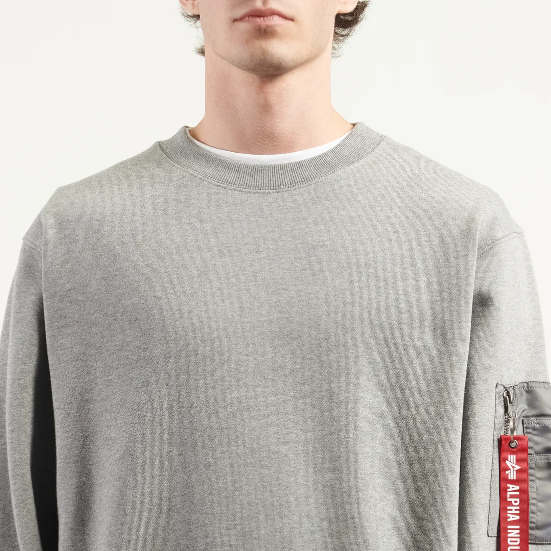 Alpha Industries Мужская толстовка Utility Pocket Crewneck