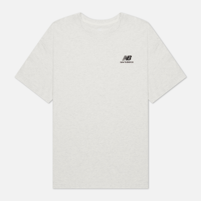 Мужская футболка New Balance, цвет серый, размер S UT21503-SAH Classic Logo - фото 1