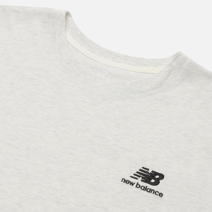 Мужская футболка New Balance, цвет серый, размер S UT21503-SAH Classic Logo - фото 2