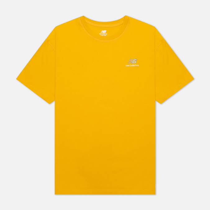 Мужская футболка New Balance, цвет жёлтый, размер L UT21503-VGL Classic Logo - фото 1