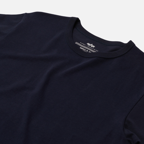 Мужская футболка Alpha Industries Essential Replica Blue