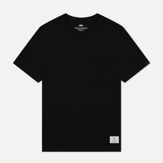 Мужская футболка Alpha Industries Essential Pocket Black