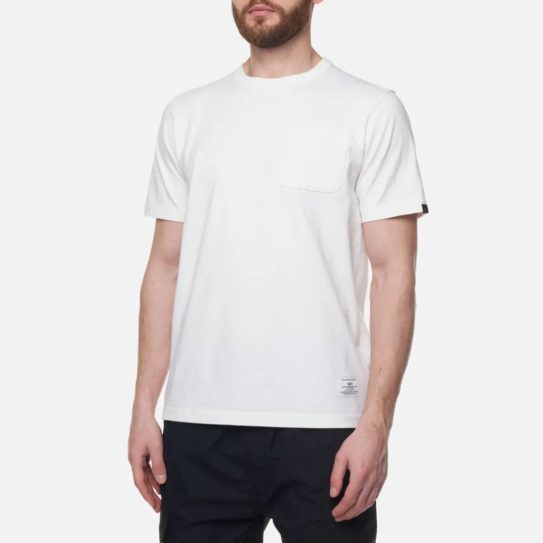 Alpha Industries Мужская футболка Essential Pocket Crew Neck