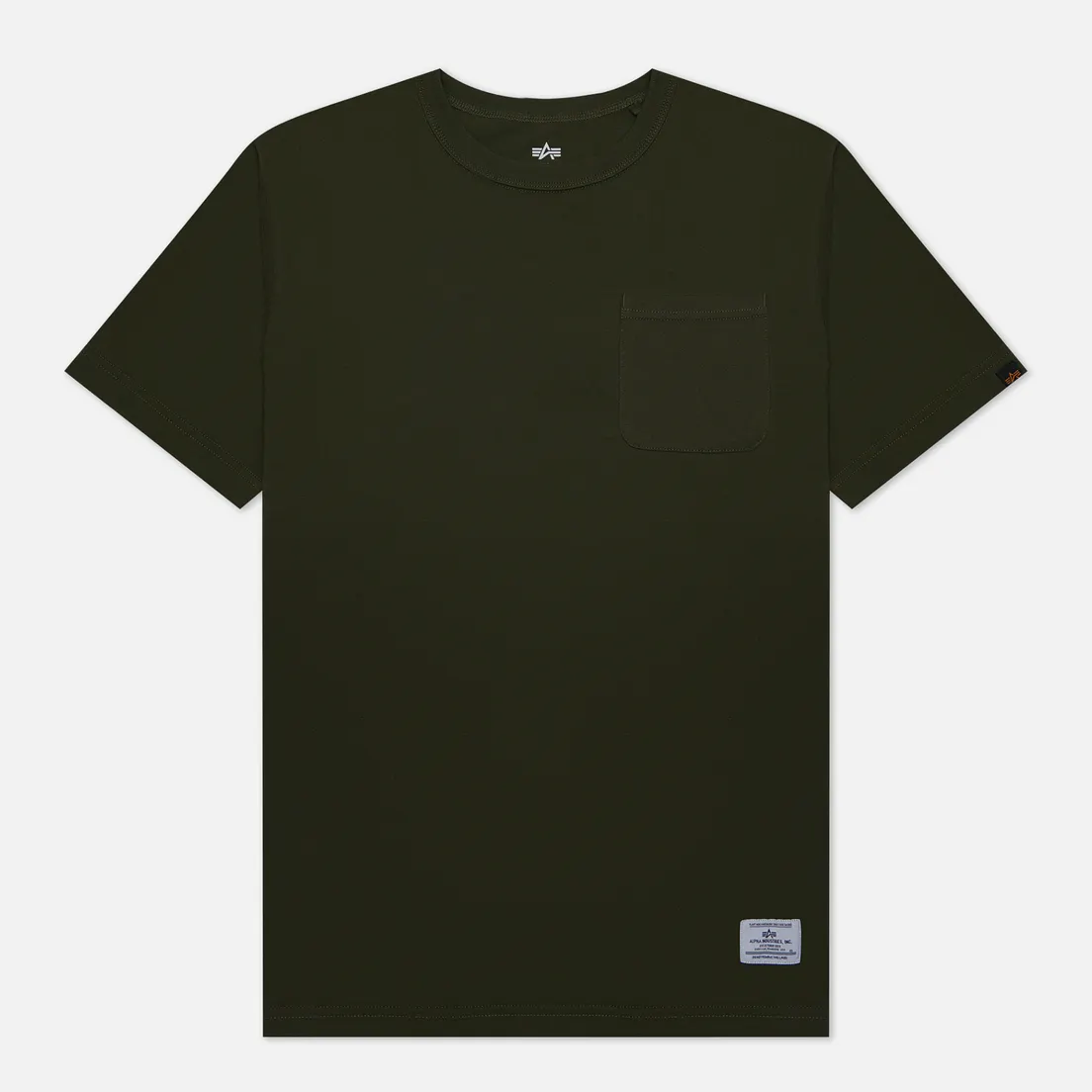 Alpha Industries Мужская футболка Essential Pocket Crew Neck