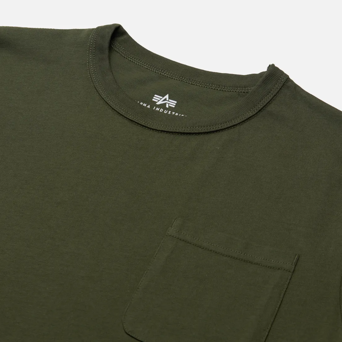 Alpha Industries Мужская футболка Essential Pocket Crew Neck