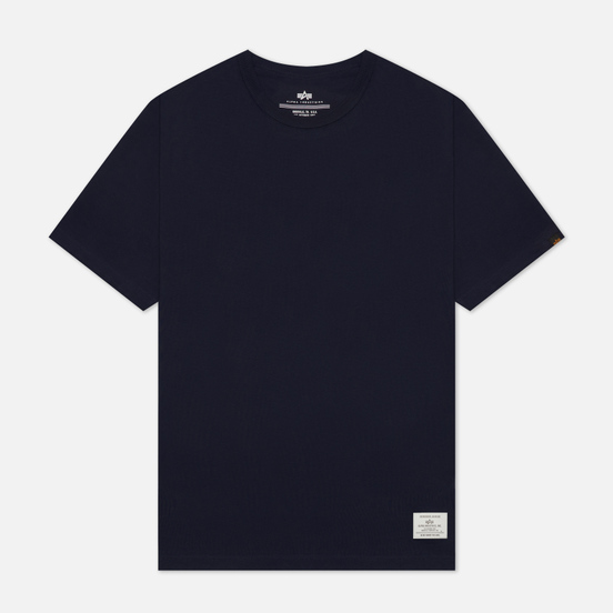 Мужская футболка Alpha Industries Essential Blood Chit Replica Blue