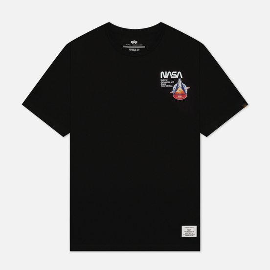 Мужская футболка Alpha Industries NASA Columbia Black