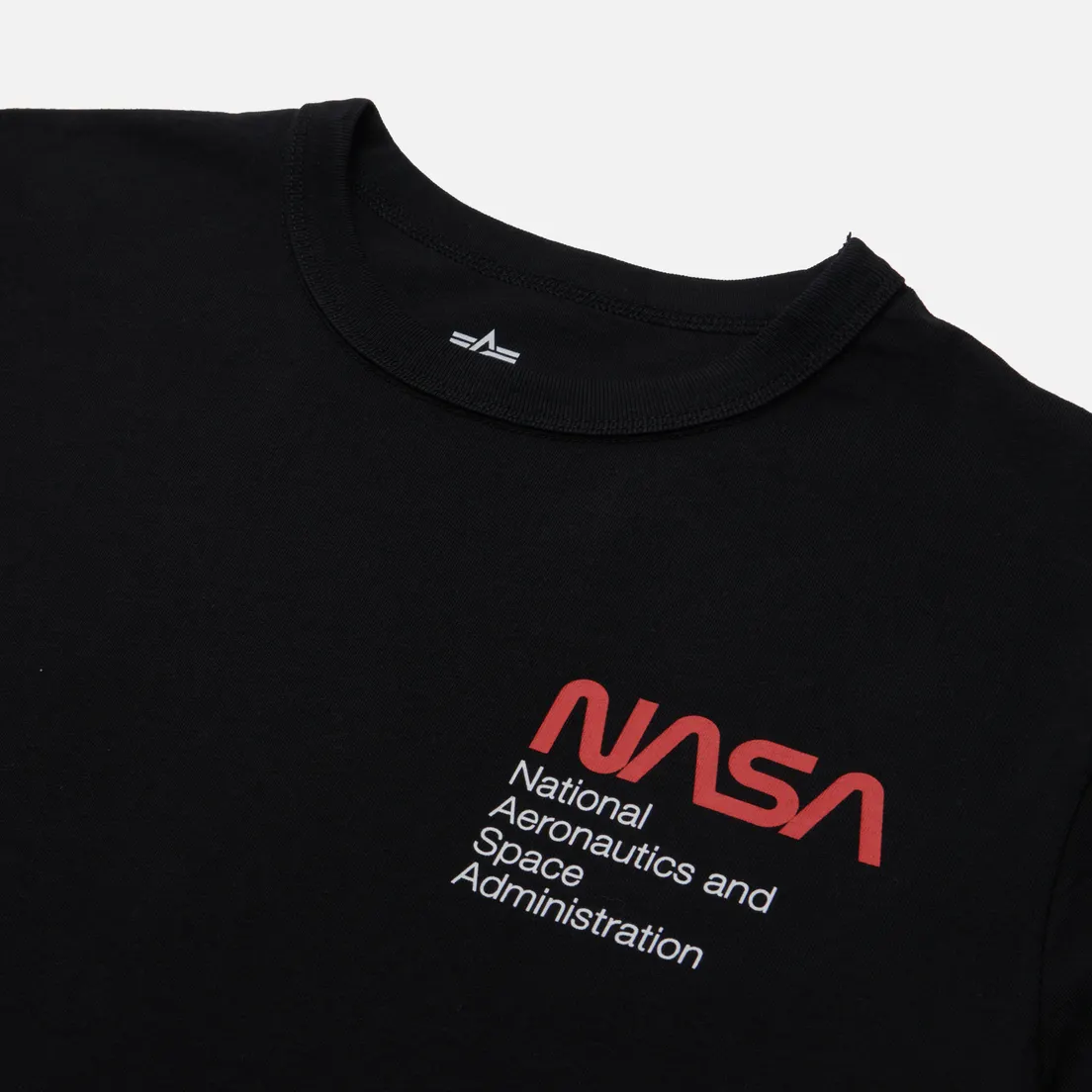 Alpha Industries Мужская футболка NASA Worm Logo