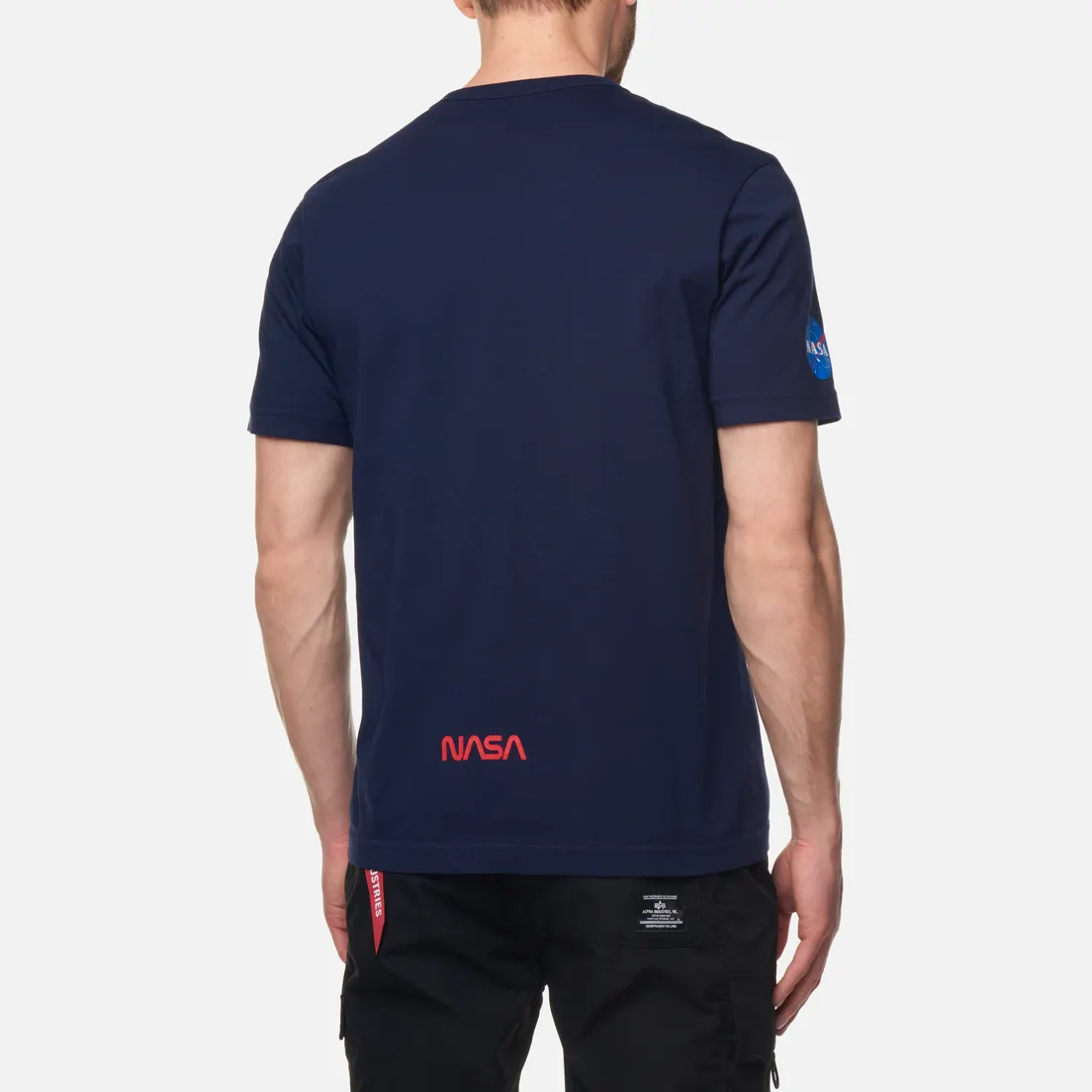 Alpha Industries Мужская футболка NASA Worm Logo