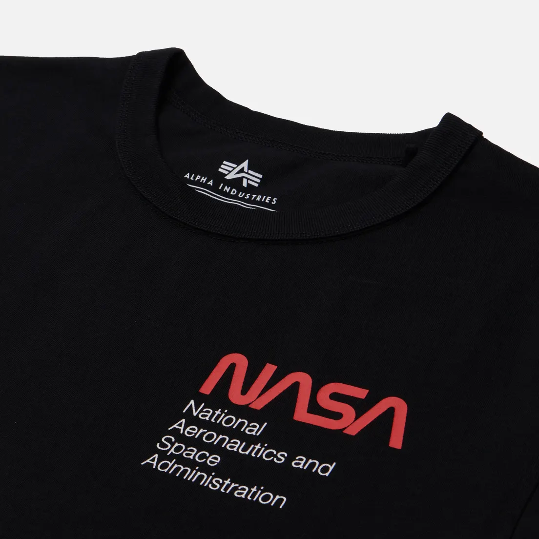Alpha Industries Мужская футболка NASA Worm Logo Gen II