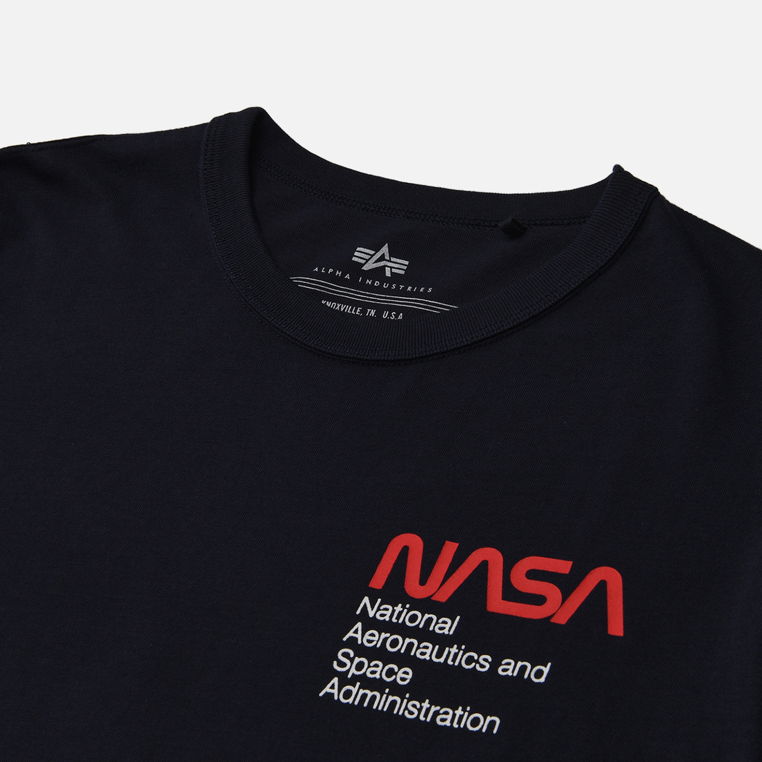 Alpha Industries Мужская футболка NASA Worm Logo Gen II