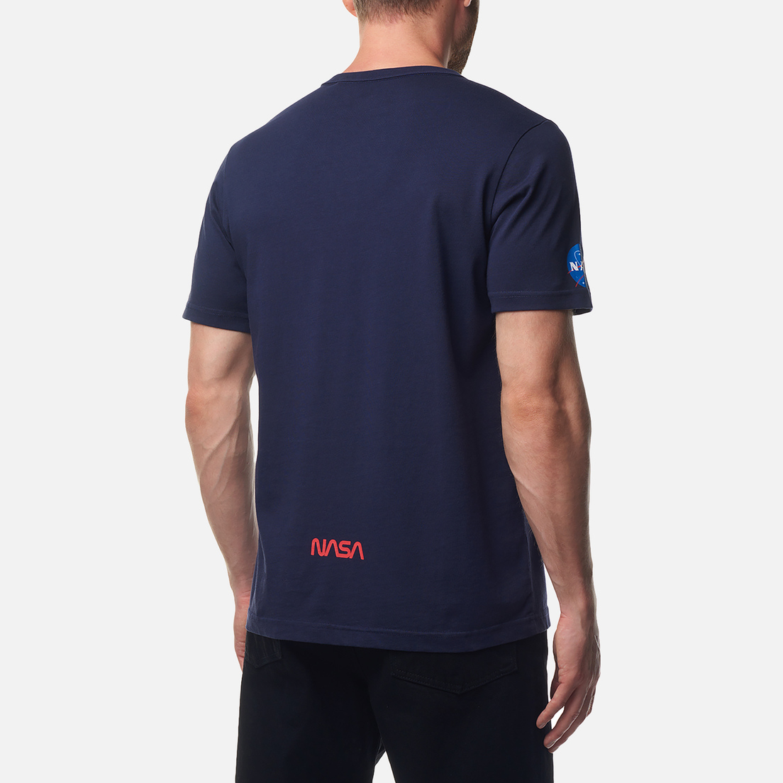 Alpha Industries Мужская футболка NASA Worm Logo Gen II