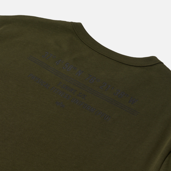 Мужская футболка Alpha Industries PT Base Olive
