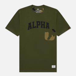 Alpha Industries Мужская футболка Camo Pocket