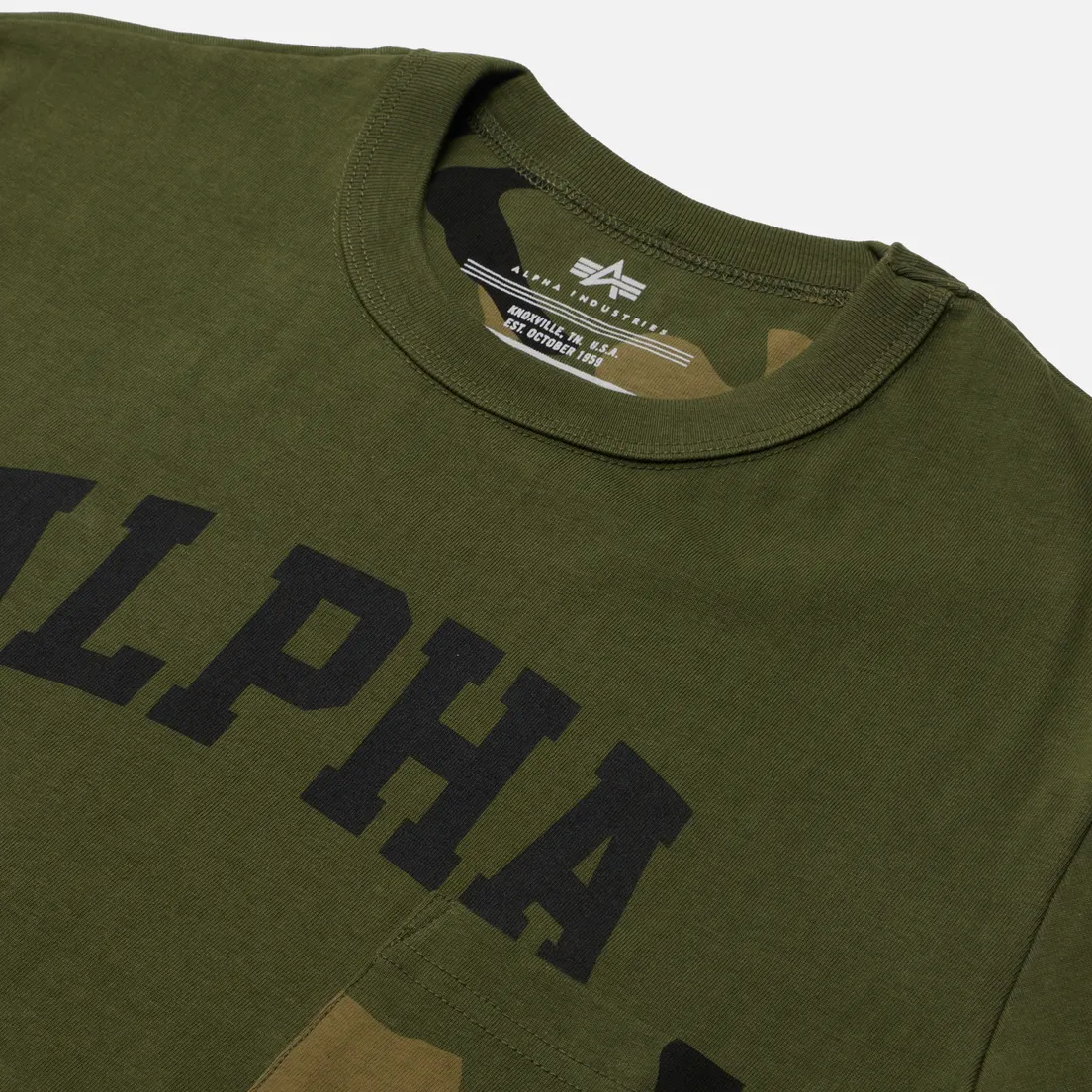 Alpha Industries Мужская футболка Camo Pocket