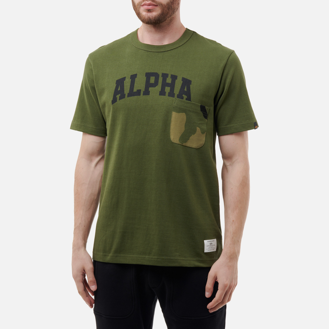 Alpha Industries Мужская футболка Camo Pocket