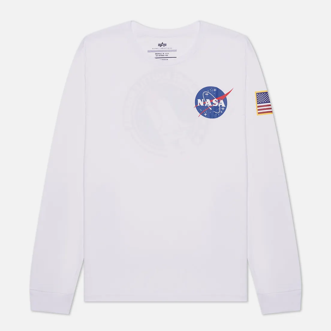 Alpha Industries Мужской лонгслив NASA Space Shuttle