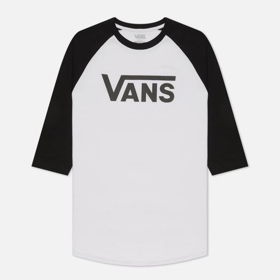 Мужской лонгслив Vans LS Classic Raglan White/Black