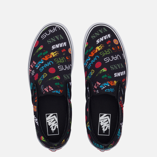 Мужские кеды Vans Classic Slip-On Disruptive Black/True White