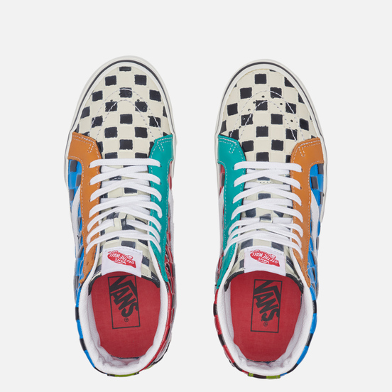 Кеды Vans SK8-Hi 38 DX Anaheim Factory Leather Check/Multi