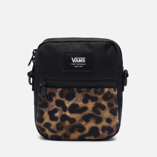 Сумка Vans Bail Shoulder Black/Leopard Print
