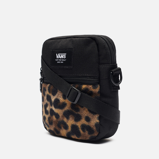 Сумка Vans Bail Shoulder Black/Leopard Print
