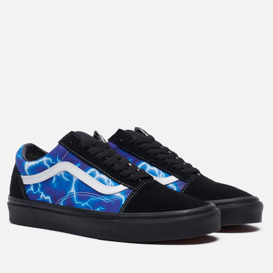 Мужские кеды Vans Old Skool Lightning Black/Blue