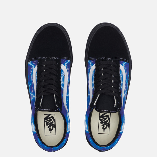 Мужские кеды Vans Old Skool Lightning Black/Blue