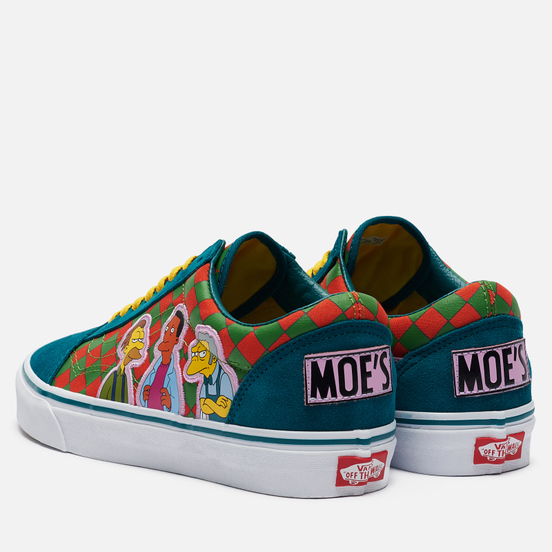 Кеды Vans x The Simpsons UA Old Skool Moe's Green/Yellow/White