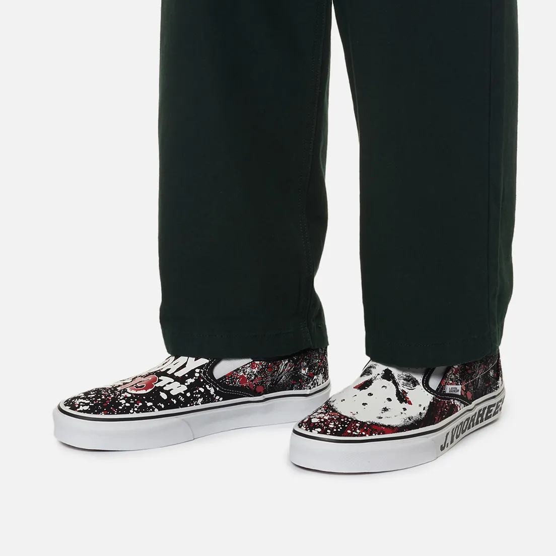 Vans Мужские кеды x Horror Classic Slip-On Friday The 13th