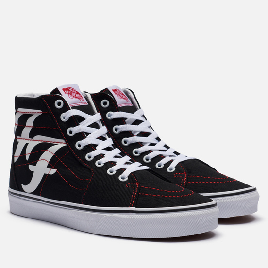 Мужские кеды Vans x Foo Fighters SK8-Hi Black/White