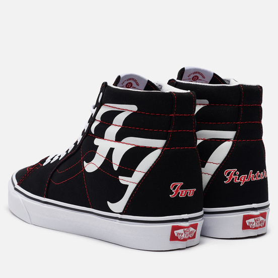 Мужские кеды Vans x Foo Fighters SK8-Hi Black/White