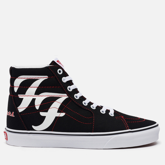 Мужские кеды Vans x Foo Fighters SK8-Hi Black/White