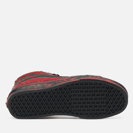Кеды Vans x Horror Sk8-Hi Freddy Krueger Red/Black