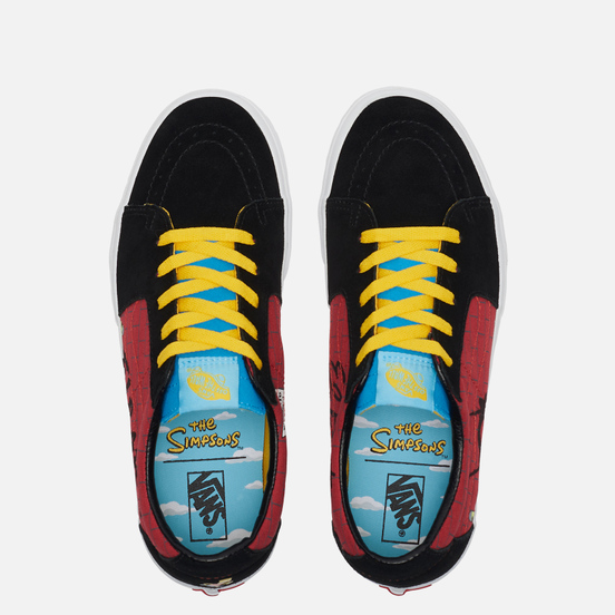 Кеды Vans x The Simpsons UA SK8-Low El Barto Black/Red/Blue