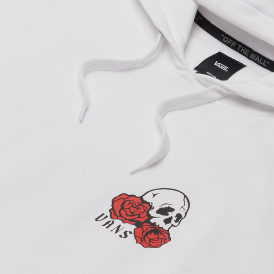Мужская толстовка Vans Rose Bed Fleece Hoodie White